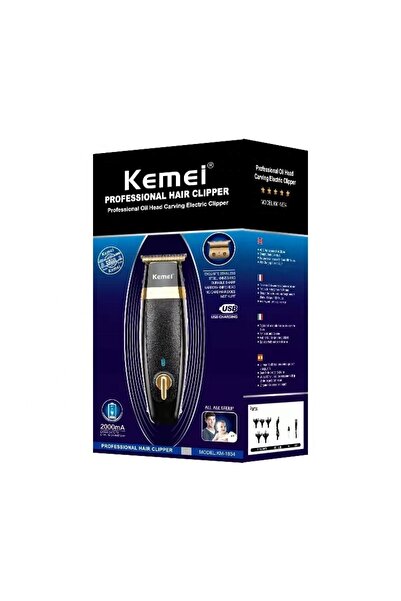 Kemei KM 1834 Professional Men's Electric Hair Clipper USB Charging Hair Clipper Trimmer