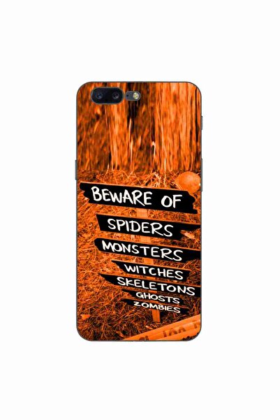 OEM Husa compatibila cu OnePlus 5 Silicon Gel Tpu Model Halloween Beware Signs