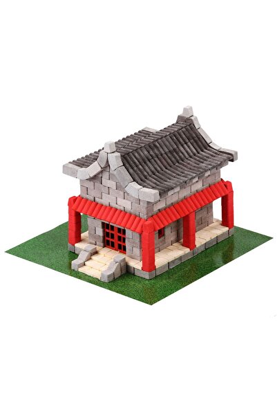 Wise Elk Set constructie caramizi - Casa chinezeasca, 600 piese reutilizabile