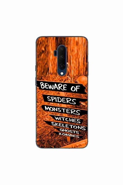 OEM Husa compatibila cu OnePlus 7T Pro Silicon Gel Tpu Model Halloween Beware...