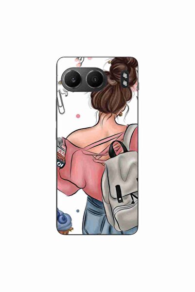 OEM Θήκη συμβατή με OnePlus Nord 4, από σιλικόνη gel TPU, με σχέδιο κορίτσι, ...