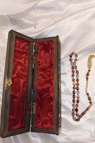 RaHan Amber Prayer Beads Beirut Drop Amber Prayer Beads Wooden Embroidered Bo...