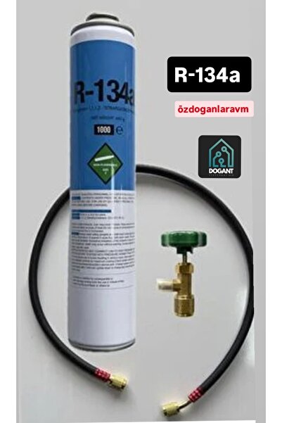 dogant özdoğanlar avm Refrigerant R134a Soğutucu Klima Gazı 650 gr +Vana + Ho...