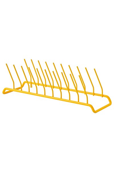 IKEA حامل الأطباق من رينيج، أصفر