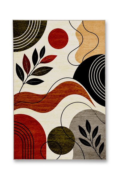 Rugs Modern Halı Sdt Shape Theme Patterned Modern Woven Base Decorative Carpe...