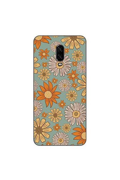 OEM Husa compatibila cu OnePlus 6T Silicon Gel Tpu Model Vintage Meadow