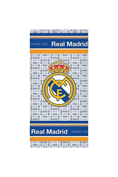 Javoli Beach/bath towel, Javoli, Real Madrid Model, Polyester, 70x140 cm, Mul...