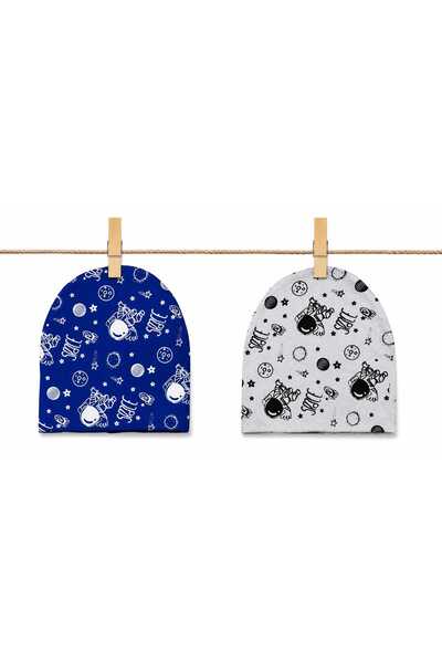 neocotton Double Layer Cotton Space Printed 2-Piece Combed Cotton Baby Kids B...