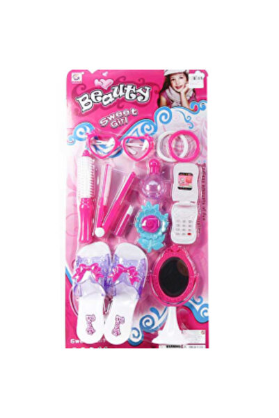 CasaDesteapta.ro Jucarie Set Papuci Alb Beauty cu Accesorii