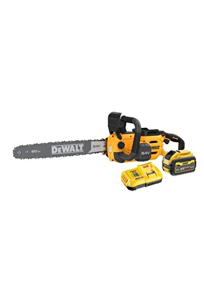 Dewalt DCMCS575X1 Cordless Chainsaw, 500 mm Bar, 54 V, 1 x 9.0 Ah, Black/Yellow