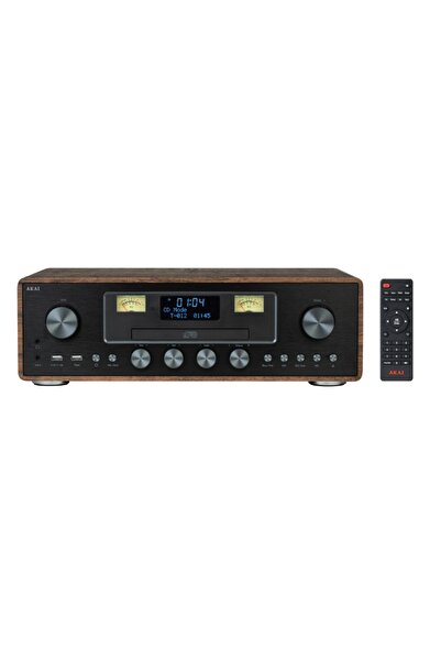 AKAI AM-100 Rhapsody Μαύρο ηχοσύστημα με CD player, ασύρματη φόρτιση, Bluetoo...