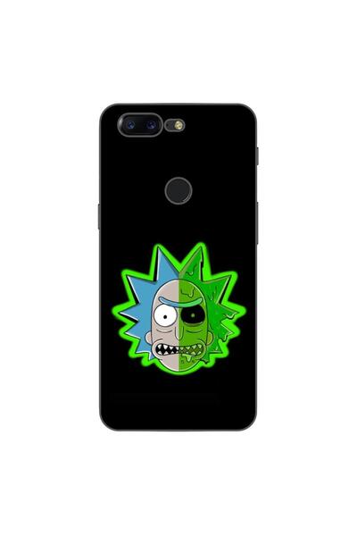 OEM Husa compatibila cu OnePlus 5T Silicon Gel Tpu Model Rick And Morty Alien