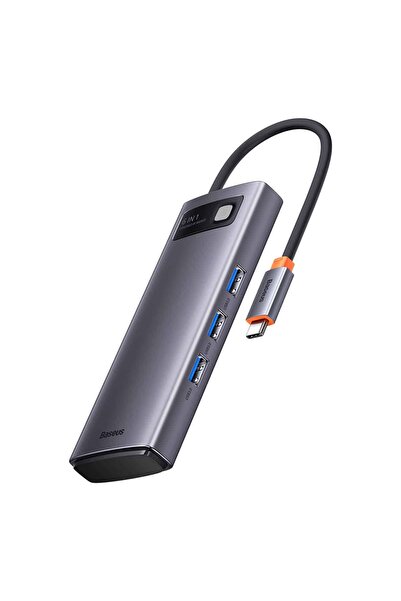 Baseus Σειρά Metal Gleam 6 σε 1 USB Type C HUB σταθμός σύνδεσης - 3 x USB 3.2...