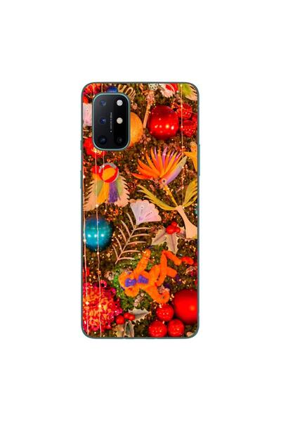 OEM Husa compatibila cu OnePlus 8T Silicon Gel Tpu Model Craciun Decor Brad V...