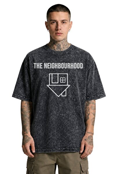 Fuddy Moda Unisex the Neighbourhood Printed Washable T-Shirt, Oversized Rock ...