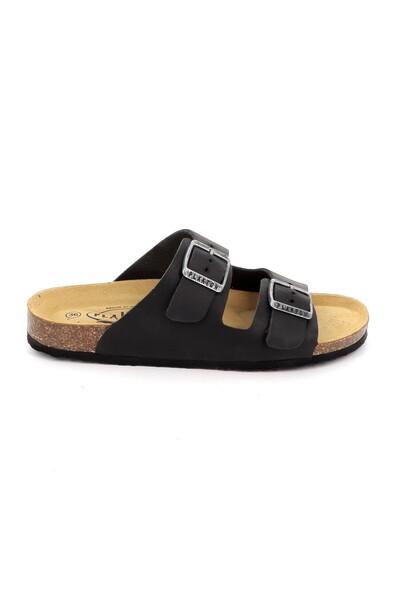 PLAKTON Γυναικεία Comfort Παντόφλα Χρώματος Μαύρο 180010.B