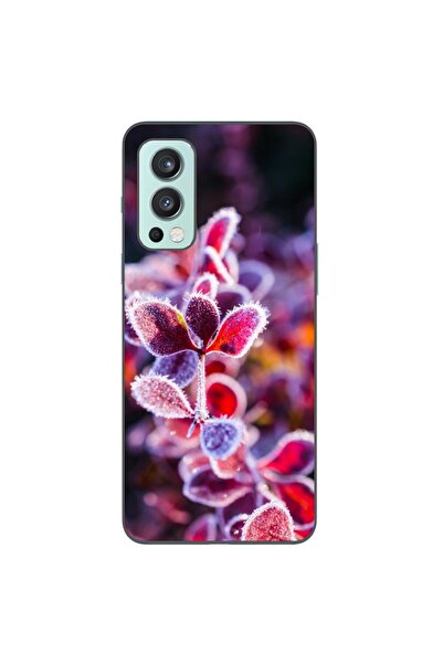 OEM Husa compatibila cu OnePlus Nord 2 Silicon Gel Tpu Model Flori Inghetate