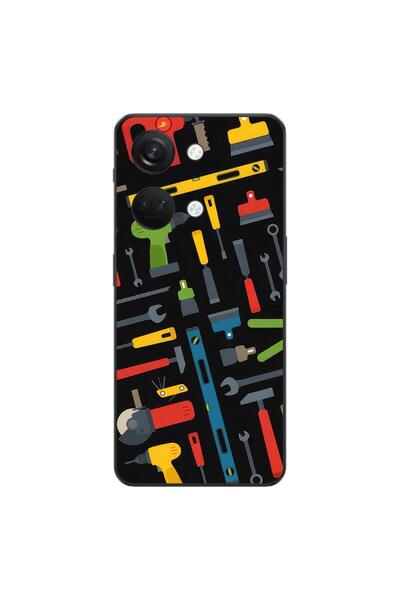 OEM Θήκη συμβατή με OnePlus Nord 3 Σιλικόνης Gel TPU με σχέδιο εργαλείων