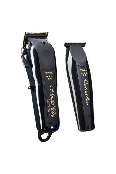 Wahl Set Barber Combo Mașină De Tuns Profesională Magic Clip Cordless + Mașin...
