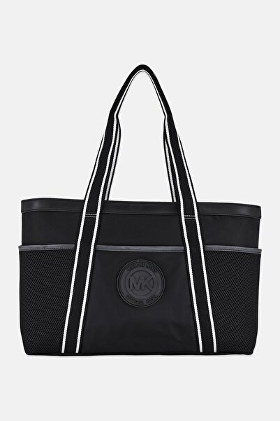 Michael Kors Women Brand Logo Lautner Tote Bag, Black