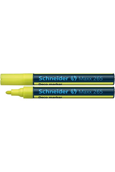 SCHNEIDER Marker cu cretă lichidă 2-3 mm Deco 265 galben