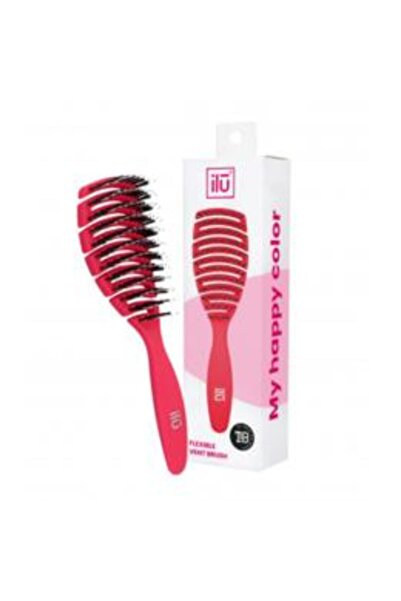 İlü Perie de par Ilu My Happy Color Flexible Vent Brush Detangling Rose