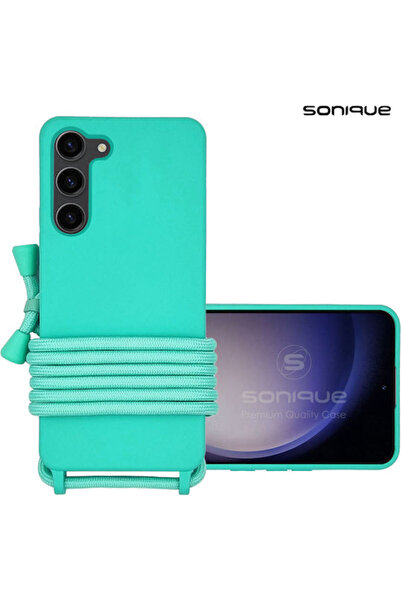 Other Sonique Πίσω Κάλυμμα Σιλικόνης 0.5mm με Λουράκι Ανοιχτό Μπλε (Galaxy S23+)
