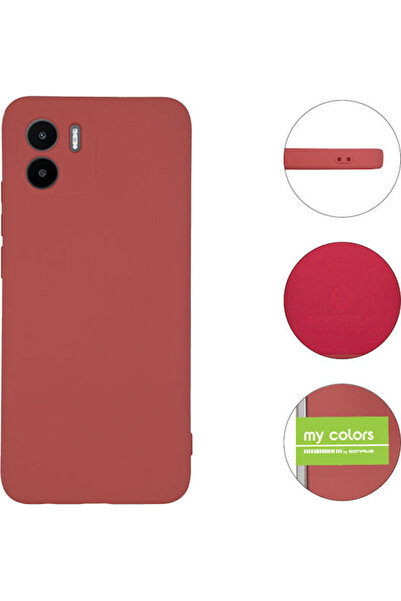 Other Sonique Πίσω Κάλυμμα Σιλικόνης Μπορντό (Redmi A1 / A2)