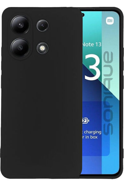 Other Sonique Back Cover Silicone Black (Redmi Note 13 4G)