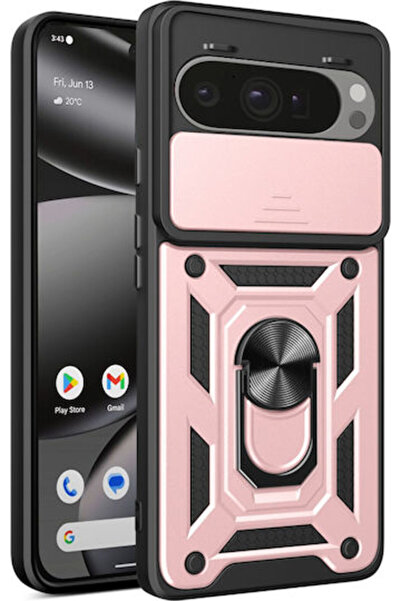 Techsuit Θήκη Πλάτης Σιλικόνης Ροζ Χρυσό (Google Pixel 10 Pro XL)