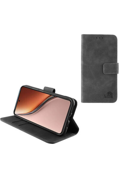 Lime&co Lime Essential Magnet Book Συνθετικό Δέρμα Γκρι (Realme P3 5G) Κωδικό...