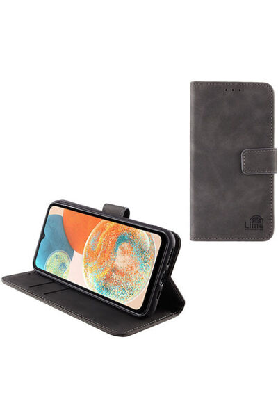 Lime&co Lime Essential Magnet Book Συνθετικό Δέρμα Γκρι (Galaxy A23) Κωδικός:...