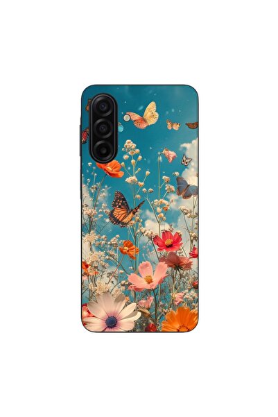 OEM Θήκη συμβατή με Samsung Galaxy A17 από σιλικόνη gel TPU με σχέδιο λουλουδ...