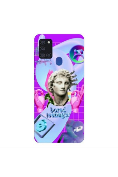 Other Samsung A21S Bored Teenager Transparent Silicone TPU Θήκη