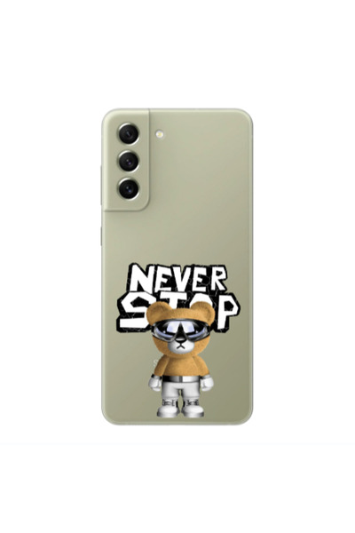 Other Samsung S22 Plus Never stop Transparent Silicone TPU Θήκη