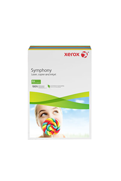 Xerox Hârtie copiator A4 Asortată INTENS 80g 5*50/Top