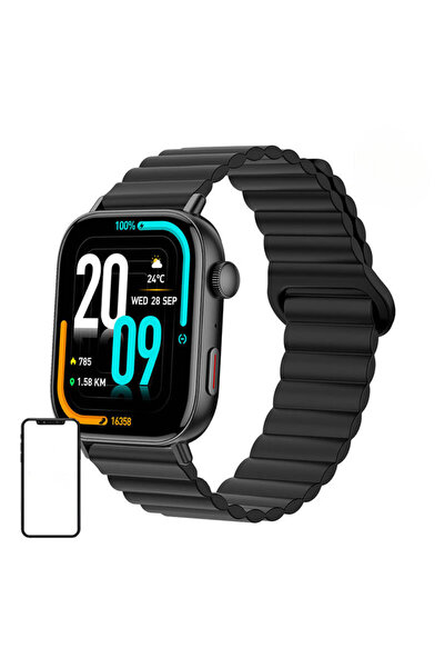 Velixo Смарт часовник 1.83 " HD, Bluetooth 5.3 разговори, Измерване на пулс, ...