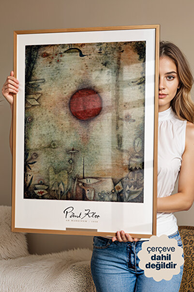 Persona Istanbul Paul Klee "Ad Marginem, 1930" - Soyut Sanat Posteri (Çerçeve...