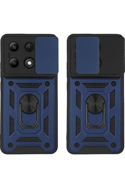 Other Sonique Campro Πίσω Κάλυμμα Σιλικόνης / Πλαστικού Μπλε (Redmi Note 13 4G)