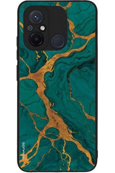 Other Θήκη Sonique Σειράς Marble για Xiaomi Redmi 12c Πράσινο