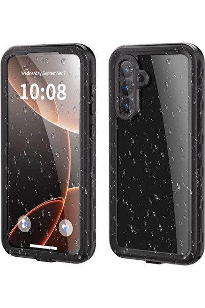 OEM Samsung 360 Πλήρης Κάλυψη Σιλικόνης / Πλαστικού Αδιάβροχη Μαύρη (SAMSUNG ...