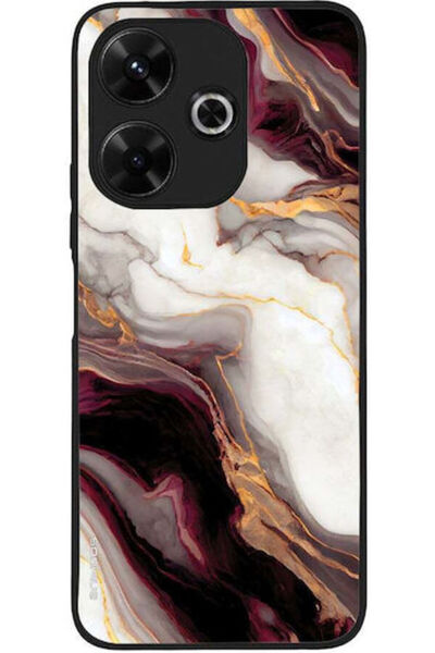 Other Θήκη Σειράς Sonique Marble για Xiaomi Redmi 13 4G Poco M6 4G Μπορντό
