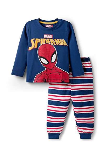 Babyhug Marvel طقم بيجامة قطنية برسومات سبايدرمان - متعدد الألوان