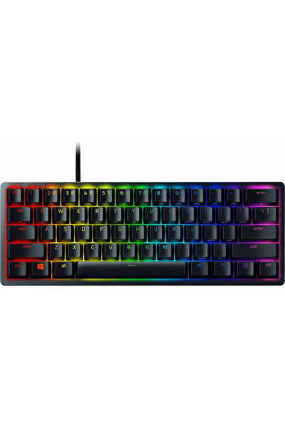 RAZER Huntsman Μίνι Μηχανικό Πληκτρολόγιο Gaming 60% με φωτισμό RGB (Αγγλικό US)