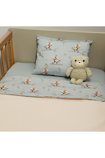 Baby Oliver Minky ΝEW Κουβέρτα Κούνιας Διπλής Όψης 100x150 Des.429 Oliver Baby