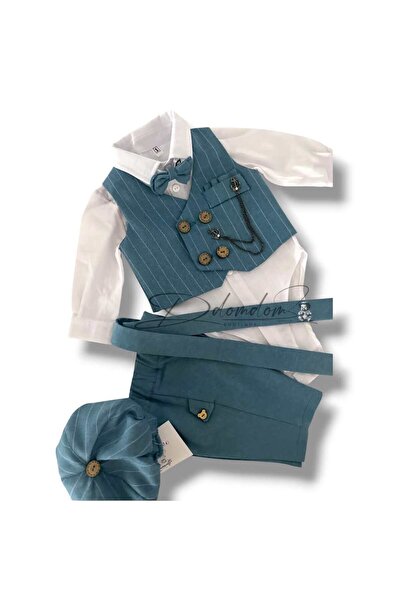 Domdom Boutique Λούκα Ριγέ κοστούμι