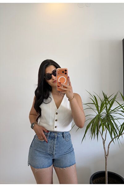 ROSYPOSY Kadın Denim Mini Şort