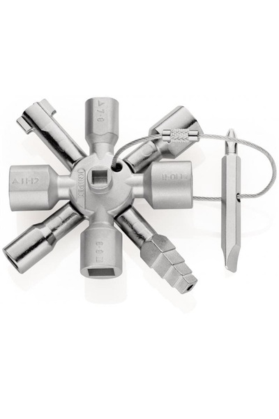 Knipex 00 11 01, TwinKey, για όλες τις ντουλάπες κεντρικών εγκαταστάσεων