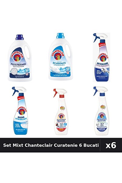 Chanteclair Set 6 Detergent și Degresant - Curatare Profunda, Bicarbonat, Mar...