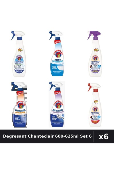 Chanteclair Set 6 Degresant 600-625ml - Bicarbonat, Lavanda, Marsilia, Antica...